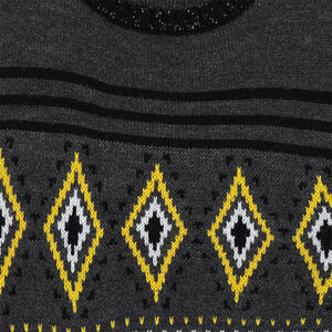 Junior - Robe imprimée en tricot jacquard 