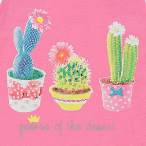 Débardeur en jersey avec print fantaisie 