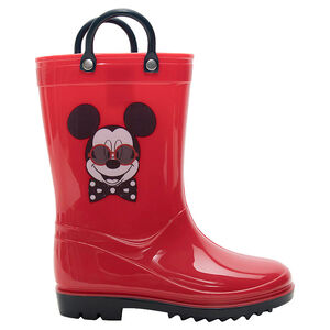 Bottes de pluie garçon unies motif Mickey du 24 au 27 