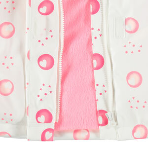 Parka en gomme imprimée all-over doublée sherpa 