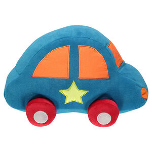 Coussin en velours forme voiture 