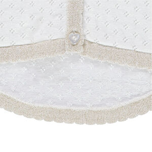 Gilet en maille ajourée  