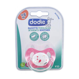 Sucette en silicone Physio 6+ mois - Oiseaux/Tigre 