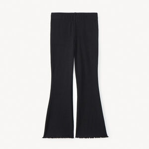 Legging côtelé et évasé finition ondulée fille 