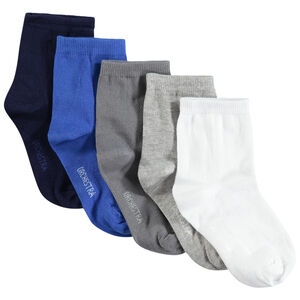 Lot de 5 paires de chaussettes unies  