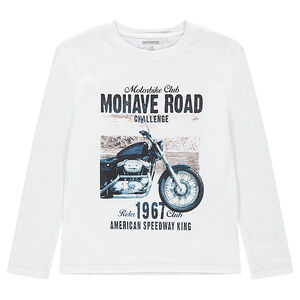 Junior - Tee-shirt manches longues en jersey avec motif fantaisie 