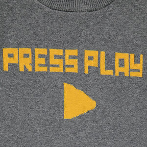 Pull en tricot fin avec motif jacquard 