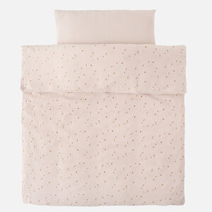 Housse de couette avec taie d'orreiller B&M 100x140cm Mousseline 