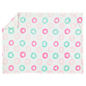 Couverture en sherpa à imprimé fantaisie 