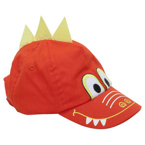 Casquette en twill dinosaure avec crête en relief  