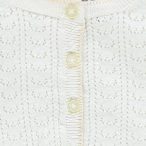 Junior - Gilet fin en coton uni 