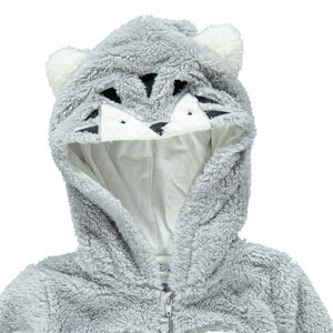 Surpyjama tigre en sherpa avec détails brodés 