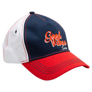 Casquette tricolore en twill avec inscription brodée 