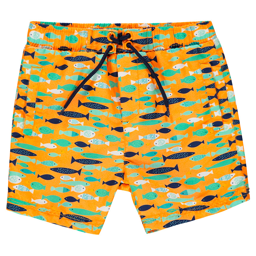 Short de bain avec poissons imprimés all-over 