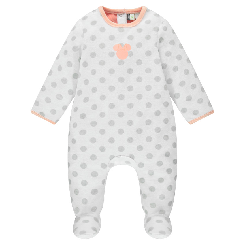 Dors-bien en velours à pois Disney Minnie 