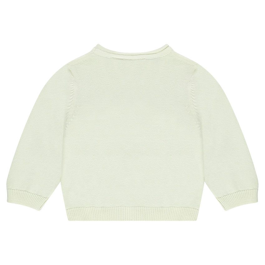 Brassière en tricot avec badge nuage Smiley Baby 