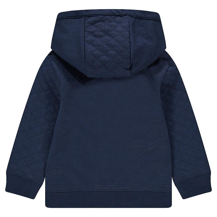 Sweat en molleton à capuche avec inscriptions printées 