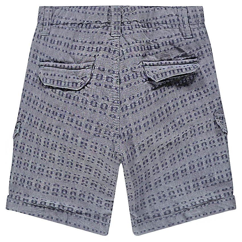 Junior - Bermuda en coton fantaisie avec poches 