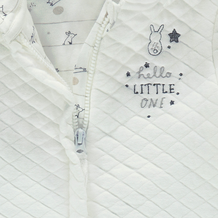 Pilote à capuche en jersey avec doublure imprimée 