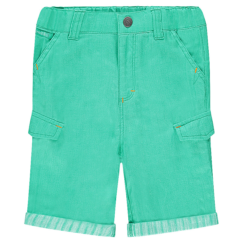 Bermuda en coton surteint à poches 