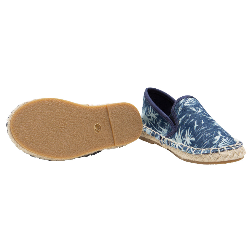 Espadrilles à palmiers imprimés all-over du 28 au 38 