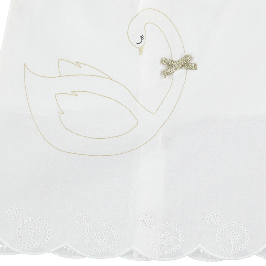 Ensemble tunique et legging imprimés cygnes 