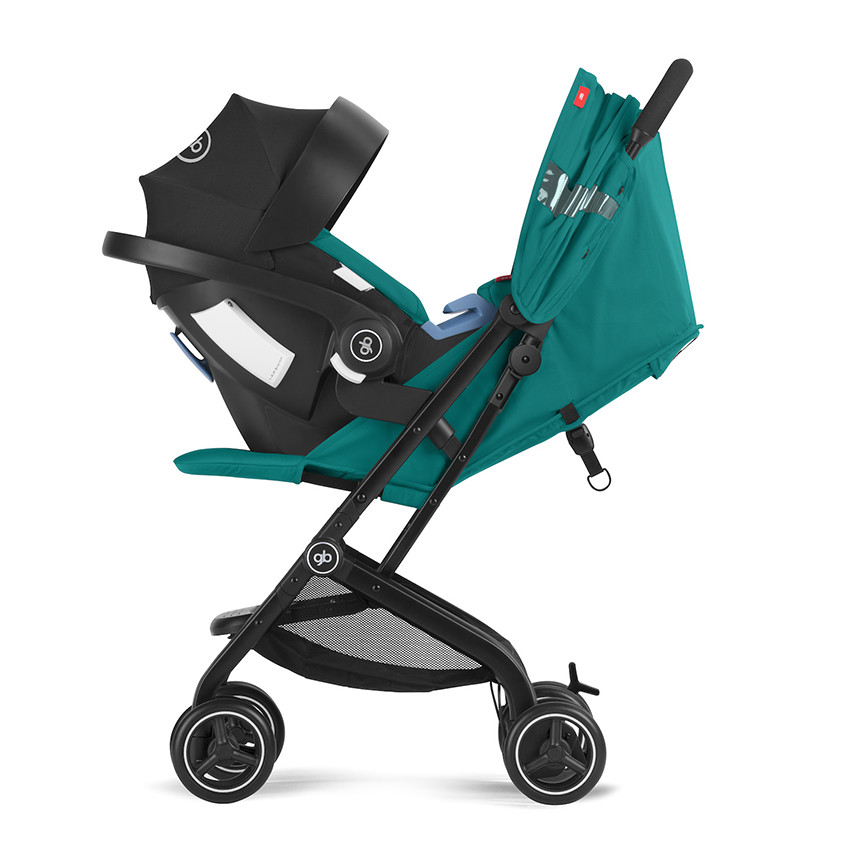 Poussette canne Qbit - Sapphire Blue 