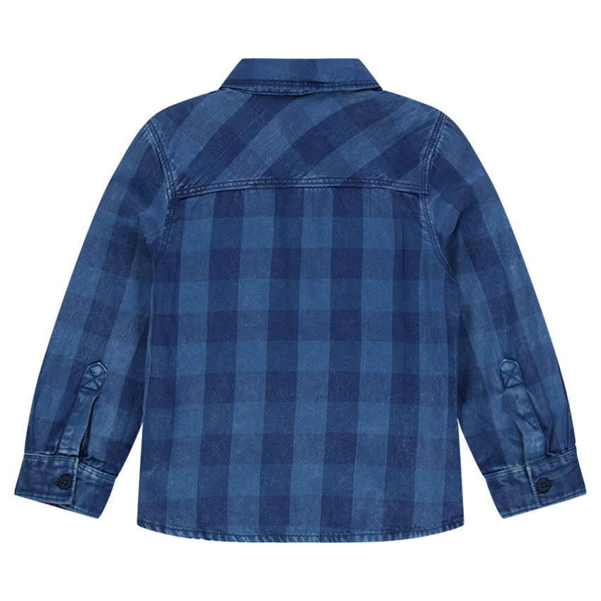 Chemise à carreaux avec poches 