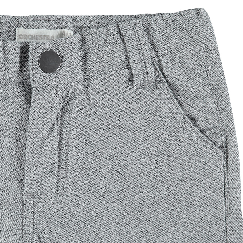 Bermuda en coton fantaisie chiné 