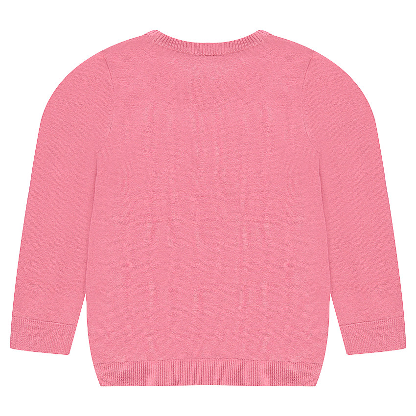 Pull en tricot avec fantaisies sur le devant 