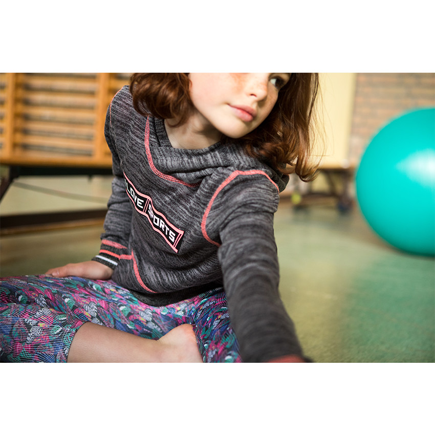 Legging court de sport imprimé papillons 