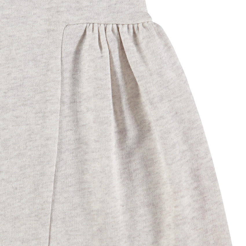 Robe en molleton manches courtes avec motifs fantaisie printés 