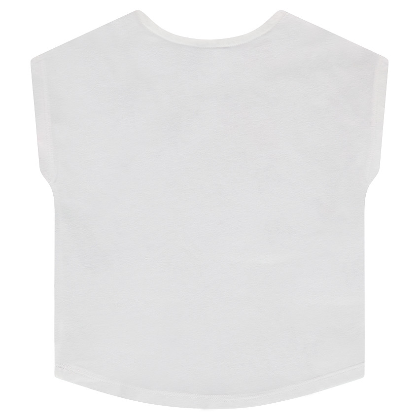 Tee-shirt manches courtes forme boîte avec sublimation sur le devant 