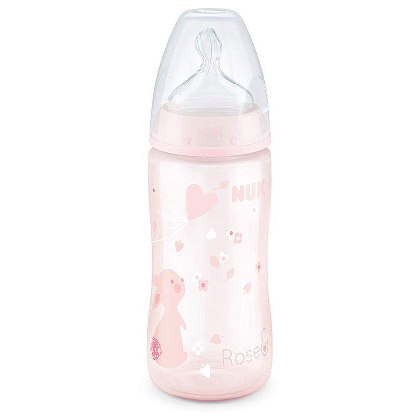 Lot de 2 biberons First Choice+ 300 ml 0-6 m - Rose 