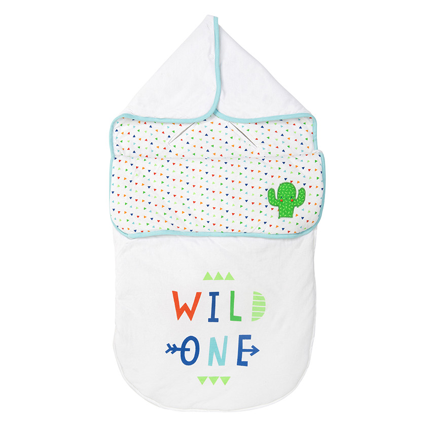 Nid d'ange en jersey avec cactus patché 