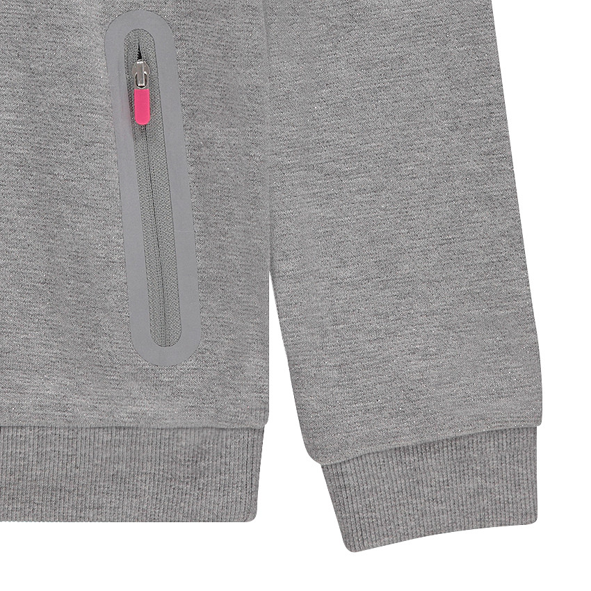 Junior - Sweat en molleton à capuche avec inscription printée 