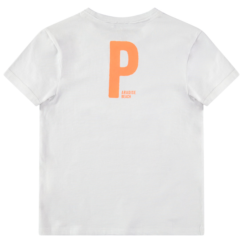 Junior - T-shirt manches courtes en jersey avec ananas printé 