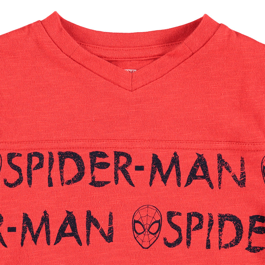 Tee-shirt manches courtes en jersey avec prints Marvel Spiderman  