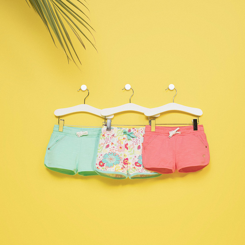 Short en jersey avec imprimé fantaisie all-over 