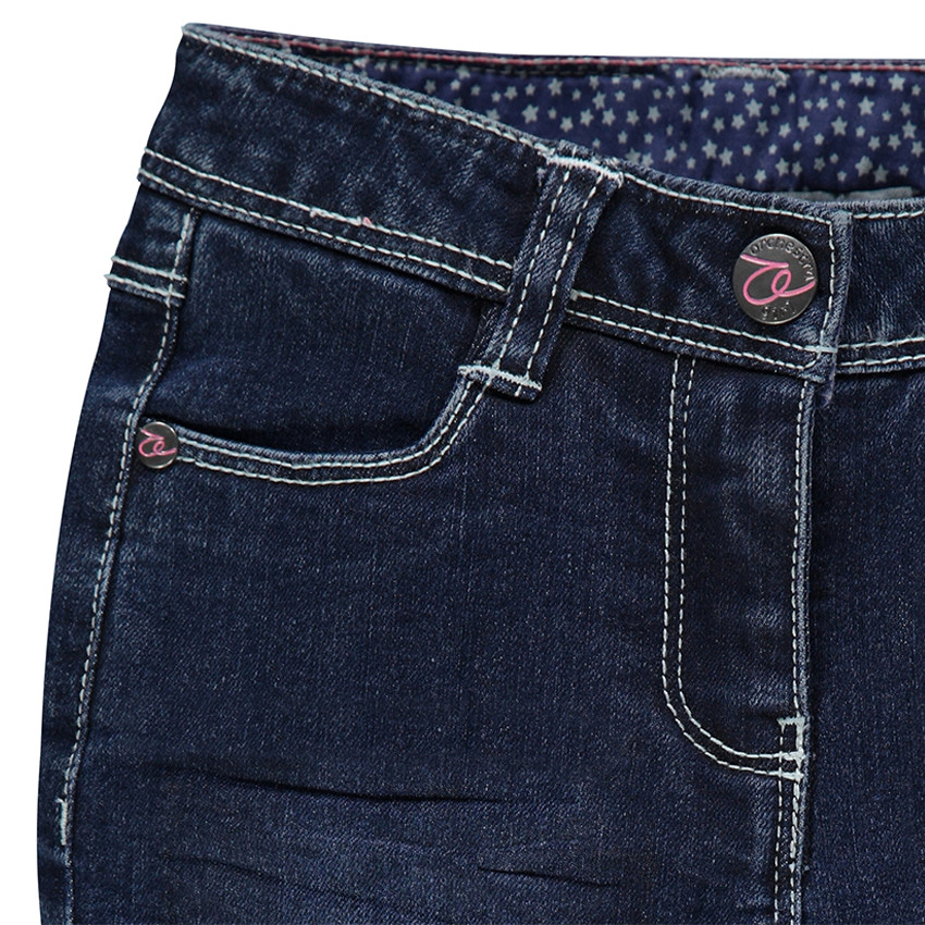 Junior - Jeans slim effet used 