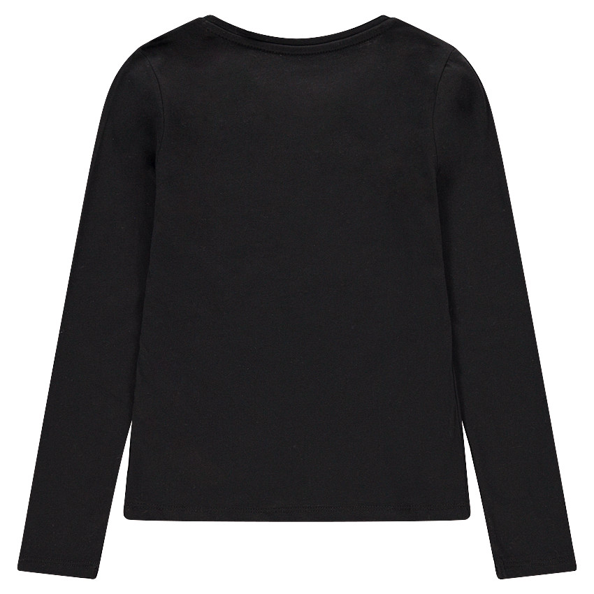 Junior - Tee-shirt manches longues avec message et coeur en sequins magiques 