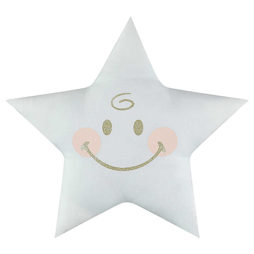 Coussin étoile Smiley 
