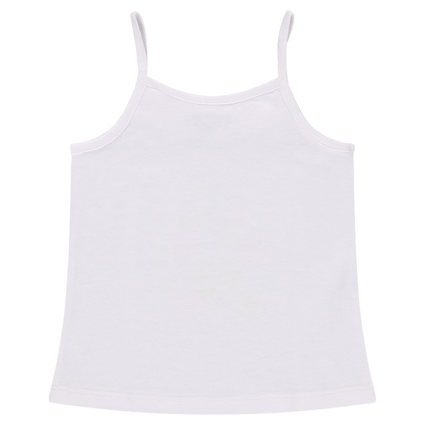 Débardeur en jersey avec volants et print fantaisie 