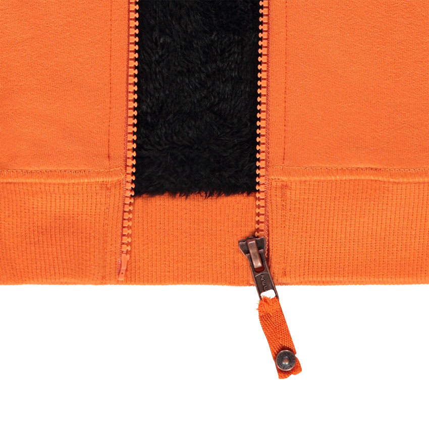 Gilet en molleton doublé sherpa avec badges 