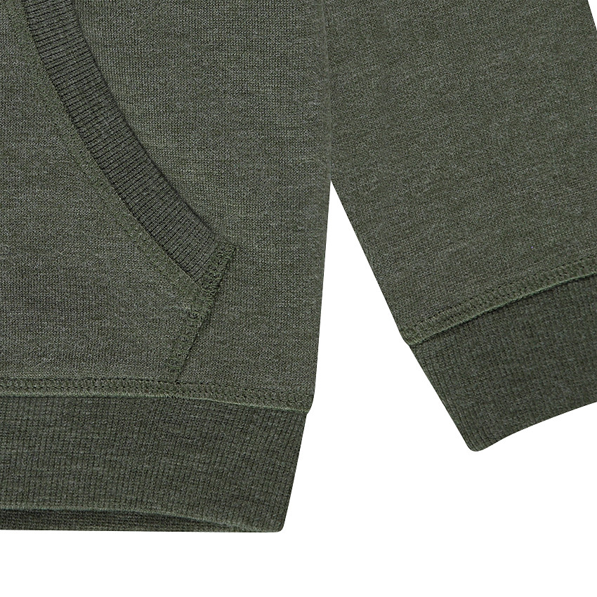 Gilet en molleton zippé à capuche  