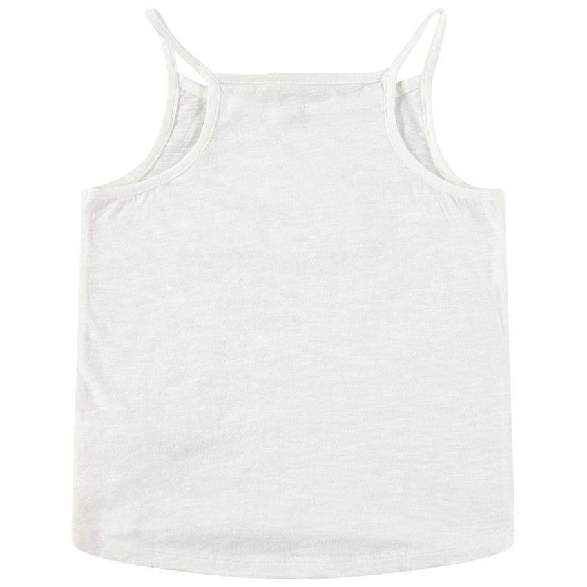 Junior - Débardeur en jersey avec arc-en-ciel brodé 