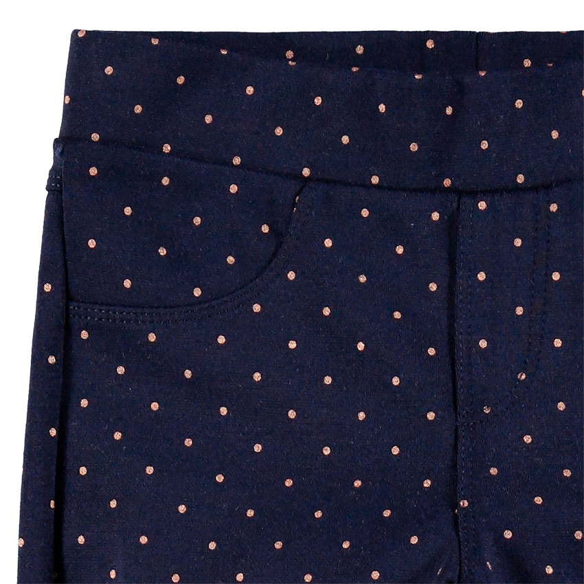 Legging en milano à pois all-over 