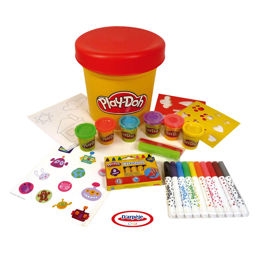 Maxi pot créatif Play-Doh 60 pièces 