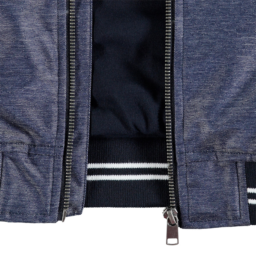 Coupe-vent doublé jersey à poches zippées 