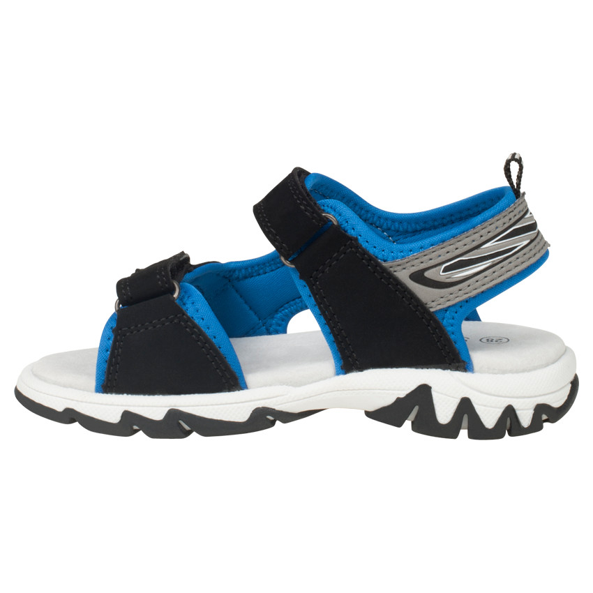 Nu-pieds bi-matière avec doublure contrastée 